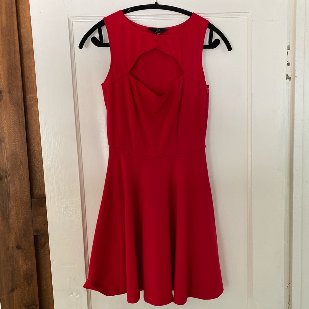 Jack by BB Dakota red cut out dress